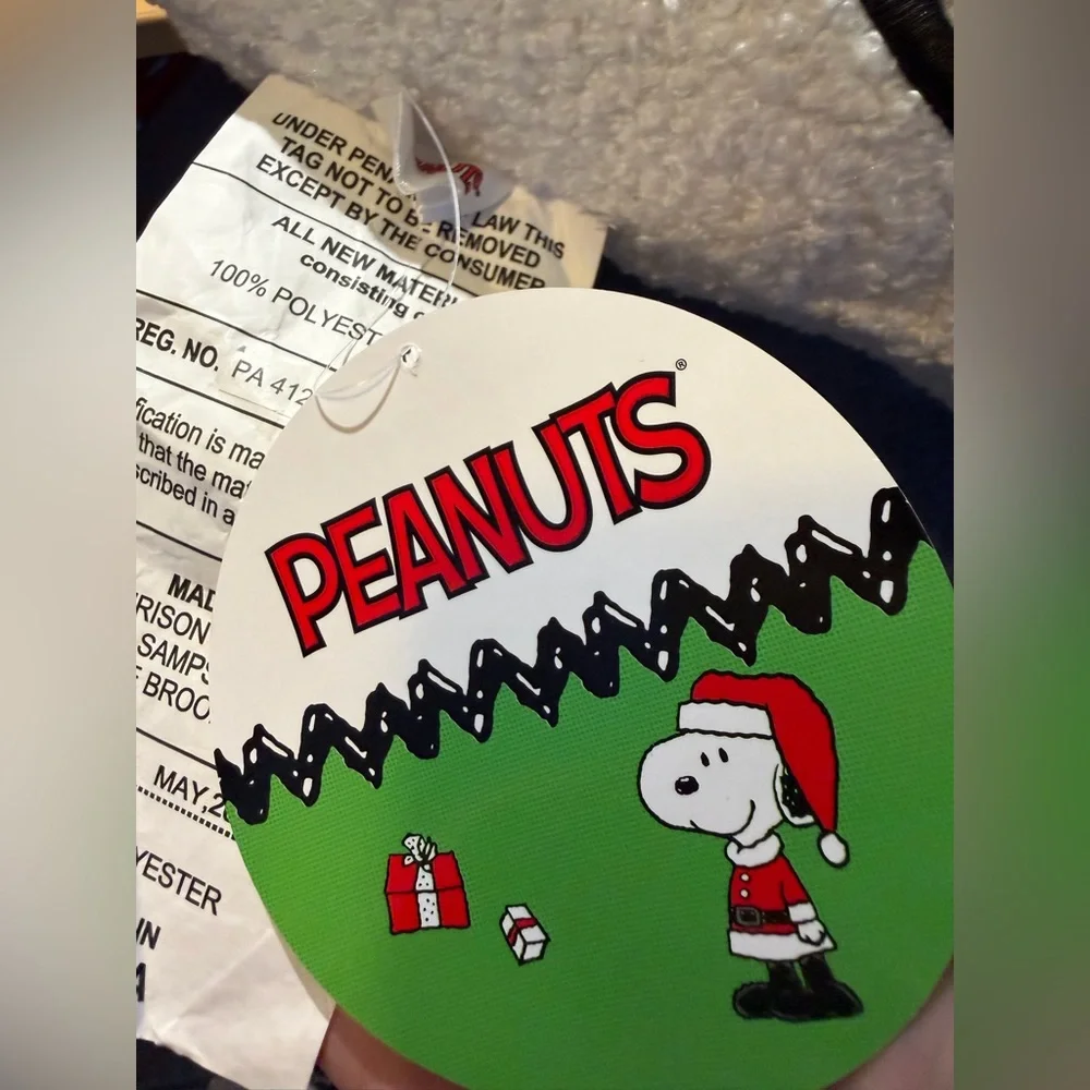 🚥PEANUTS Christmas Light Pillow - Snoopy Christmas Pillow, NWT
